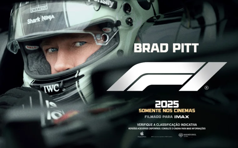 Brad Pitt é piloto em trailer de F1